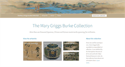 Desktop Screenshot of burkecollection.org