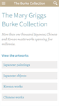 Mobile Screenshot of burkecollection.org